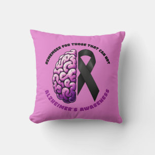 Remember For Those That Cannot ALZ's Awareness Cushion