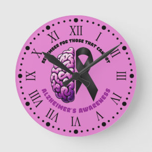 Remember For Those That Cannot ALZ's Awareness Round Clock