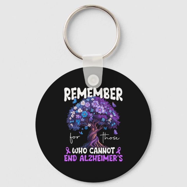 Remember For Those Who Cannot Dementia Heimer's Aw Key Ring (Front)