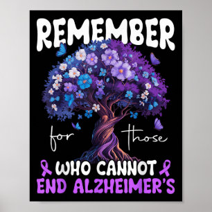 Remember For Those Who Cannot Dementia Heimer's Aw Poster