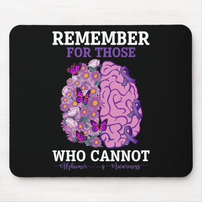 Remember For Those Who Cannot Heimerheimer's Aware Mouse Pad (Front)