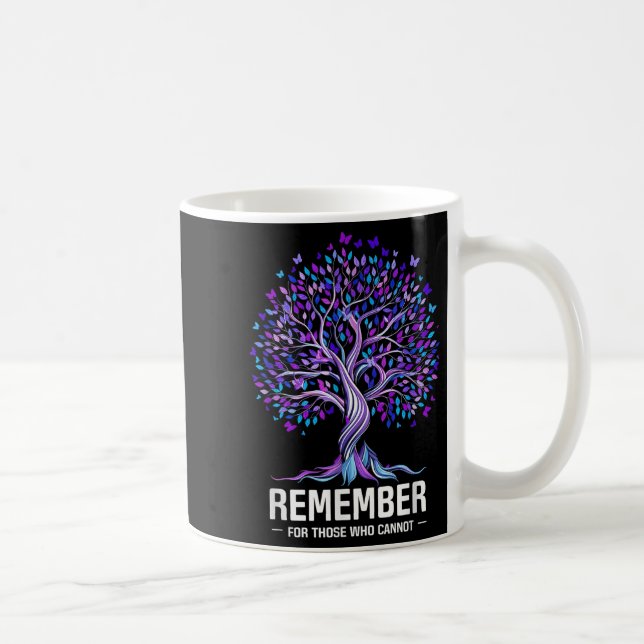 Remember For Those Who Cannot Heimer's Awareness W Coffee Mug (Right)