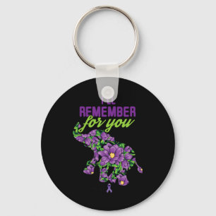 Remember For You Alzheimerheimer Heimers Awareness Key Ring