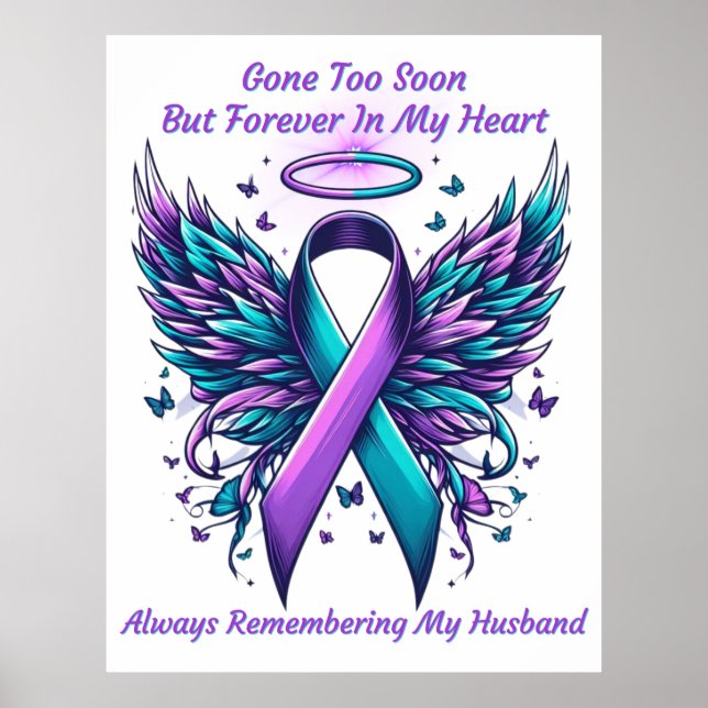 REMEMBER FOREVER IN HEARTS SUICIDE AWARENESS PRINT (Front)