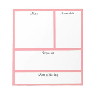 Remember Important Things To Do - Notepad