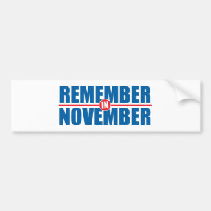 Remember-in-Nov Bumper Sticker