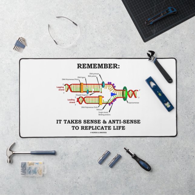 Remember: It Takes Sense Anti-Sense To Replicate Desk Mat (Workstation)