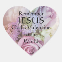 Remember Jesus: God's Valentine Sticker
