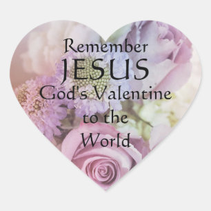 Remember Jesus: God's Valentine Sticker