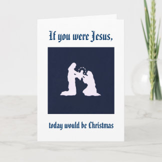 Remember Jesus on your birthday Holiday Card