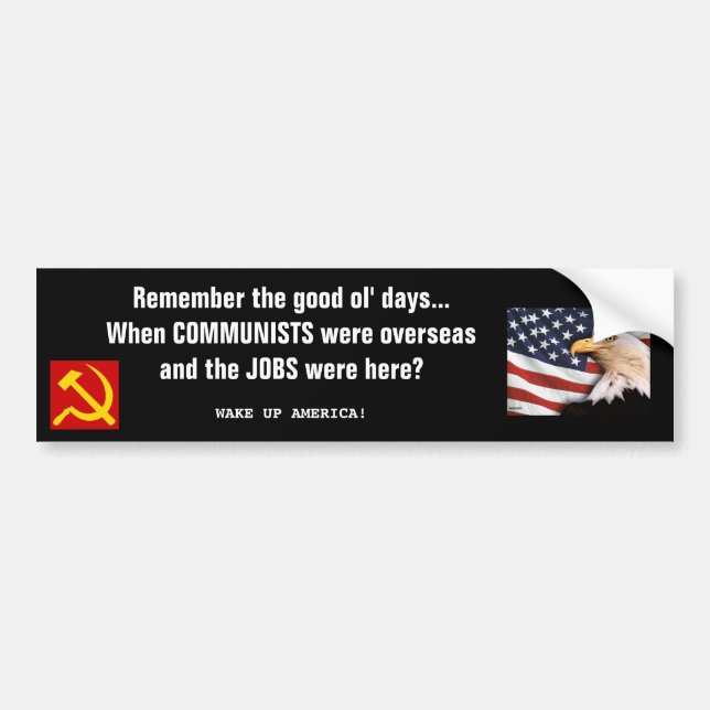 Remember Jobs? (black) Bumper Sticker (Front)