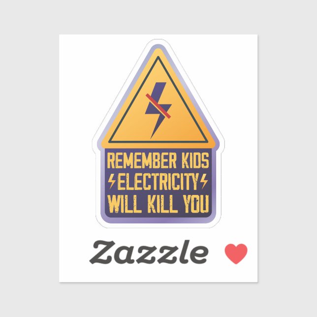 Remember Kids Electricity Will Kill You – Retro Sa (Sheet)