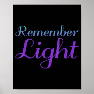 Remember Light Suicide Prevention Design Poster