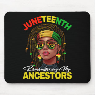 Remember My Ancestors African American Women Black Mouse Pad