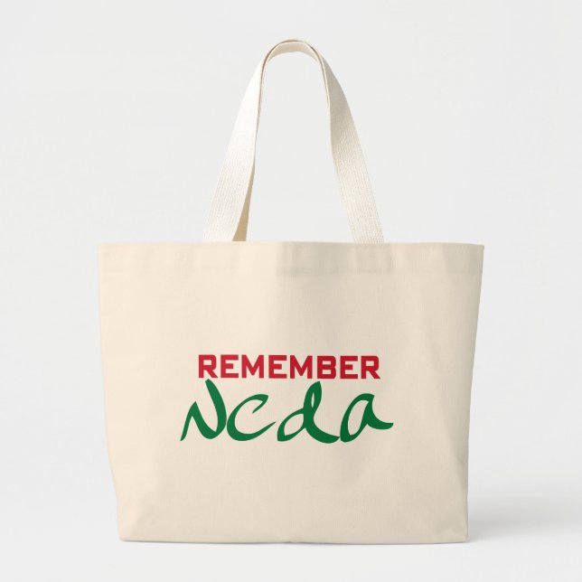 Remember Neda (Iran) Large Tote Bag (Front)