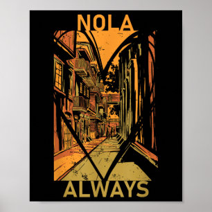 Remember Nola Never Forget New Orleans Always Supp Poster