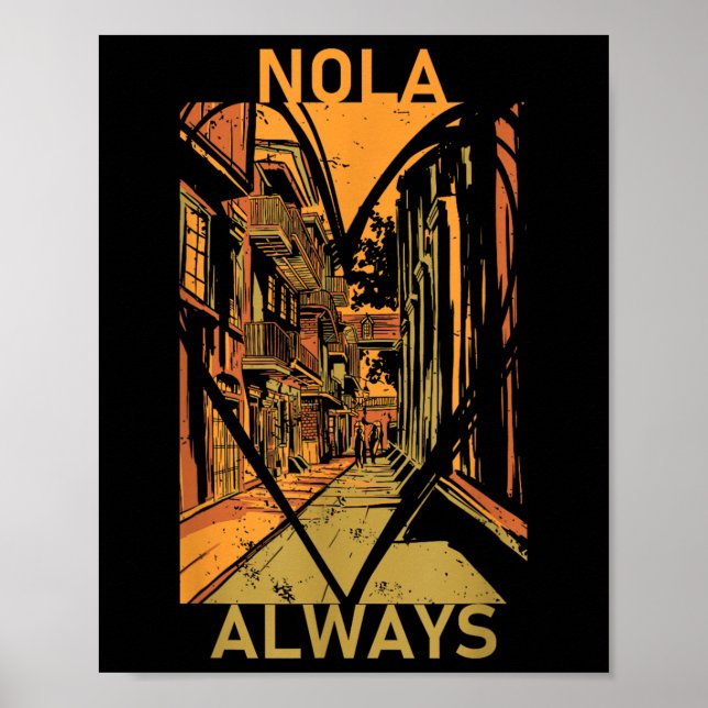 Remember Nola Never Forget New Orleans Always Supp Poster (Front)