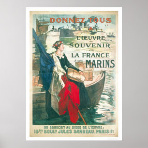 Remember our French Sailors - French Poster