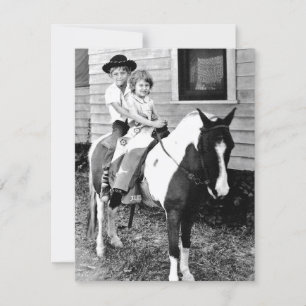 Remember Pony Ride Photos Card