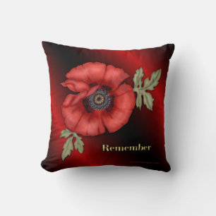 Remember Poppy Cushion