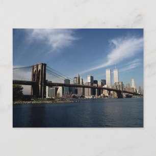 Remember Reflection ~ Twin Towers WTC NYC Postcard