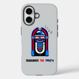Remember the 1950s, jukebox, iPhone 16 case