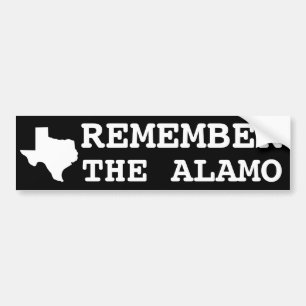 Remember the Alamo Bumper Sticker