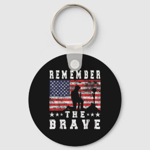 Remember The Brave - Memorial Day Key Ring