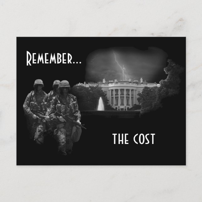 Remember...the cost postcard (Front)