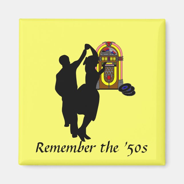 "Remember the Fifties" Magnet (Front)
