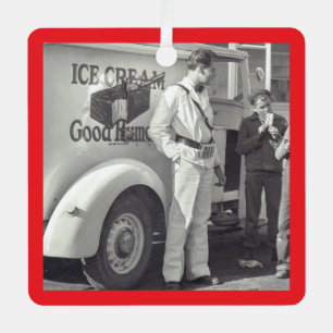 Remember the Ice Cream Man  Metal Tree Decoration