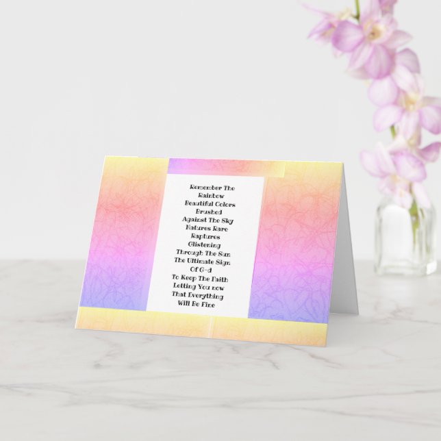 Remember The Rainbow Card (Orchid)