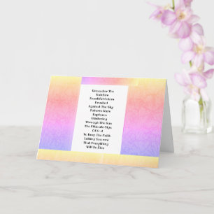 Remember The Rainbow Card