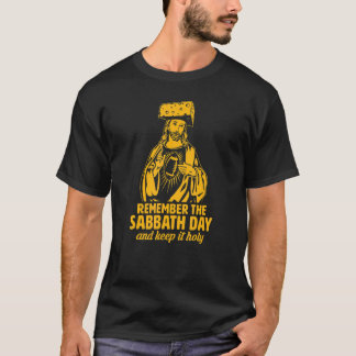 Remember the Sabbath Day u2013 Football T-Shirt