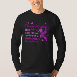 Remember Their Love Alzheimer's Awareness For Men T-Shirt