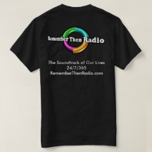 Remember Then Radio Logo Dark Tee