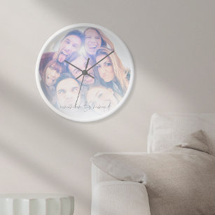 Remember This Moment Best Friends Photo Clock