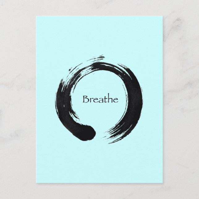 Remember to Breathe! Postcard (Front)