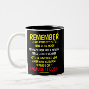 REMEMBER TO VOTE Two-Tone COFFEE MUG