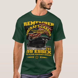 REMEMBER USS EsCV9 aircraft carrier T-Shirt