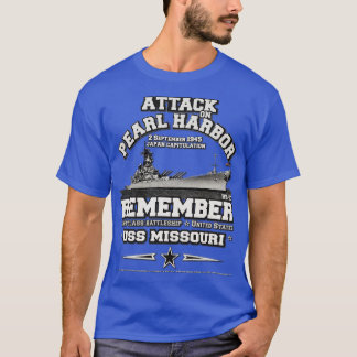 Remember USS Missouri BB63 battleship T-Shirt