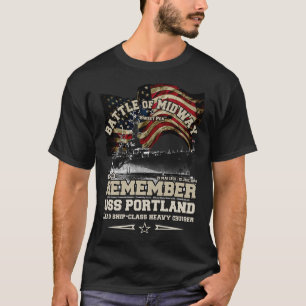 REMEMBER USS Portland CA33 cruiser veterans T-Shirt