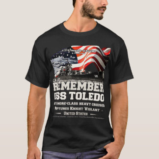 REMEMBER USS Toledo CA133 heavy cruiser veterans T-Shirt