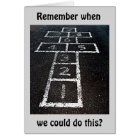 REMEMBER WE COULD HOPSCOTCH-WE CAN STILL DANCE THO