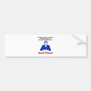 Remember when? bumper sticker