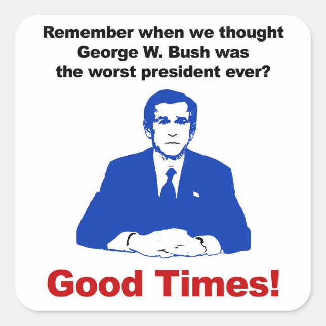 Remember when? square sticker (Front)