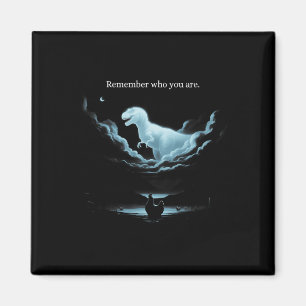 Remember Who Are You Dinosaur Chicken Meme Evoluti Magnet