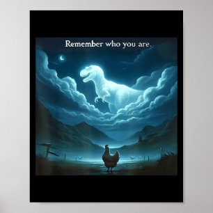 Remember Who You Are Chicken  Poster