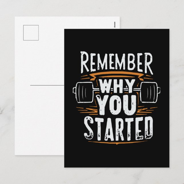 Remember Why you Started Holiday Postcard (Front/Back)