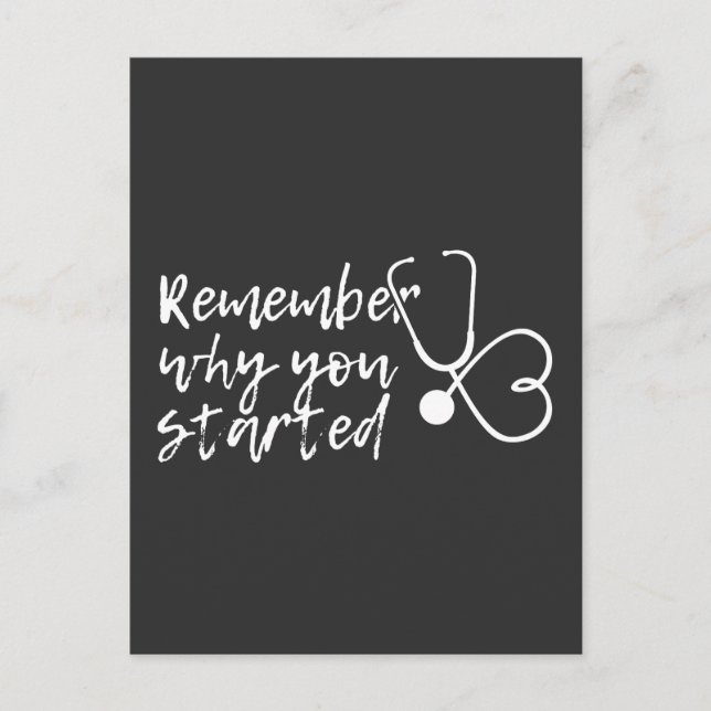 Remember why you started postcard (Front)
